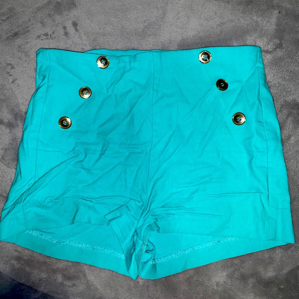 Teal Shorts